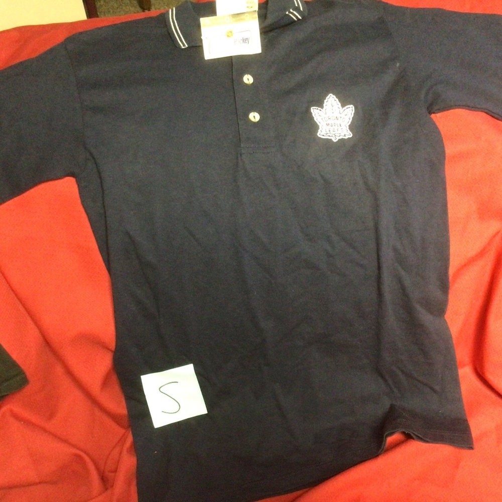 NWT NHL Toronto maple leafs golf shirt
